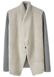 Reversible Shearling Cardigan