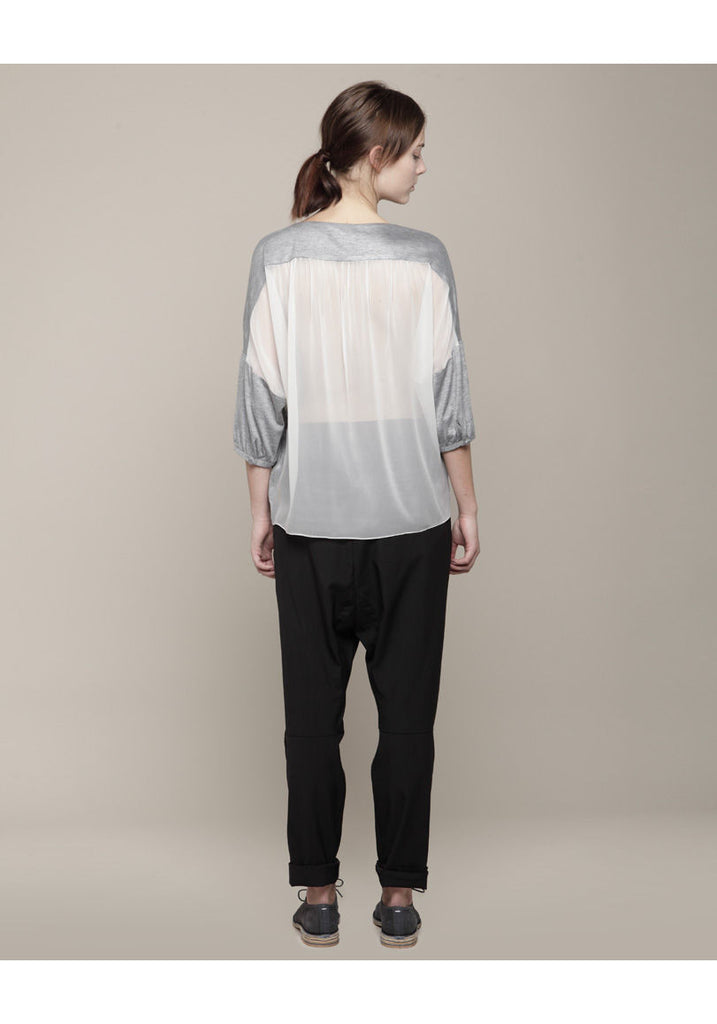 Sheer Back Tee