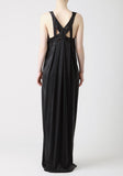 Silk Cross Back Gown