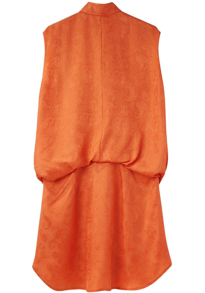 Silk Jacquard Shirtdress