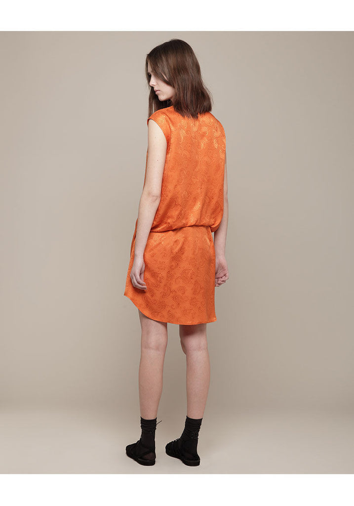 Silk Jacquard Shirtdress