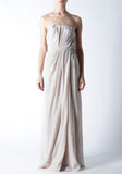 Strapless Draped Gown