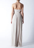 Strapless Draped Gown