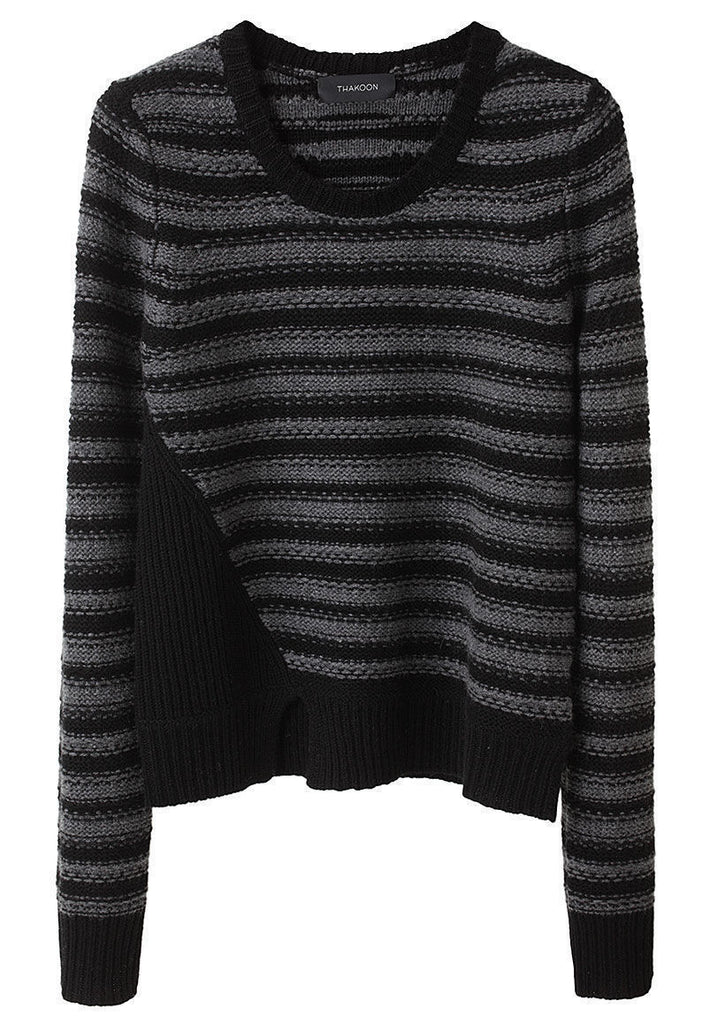 Striped Crewneck Pullover