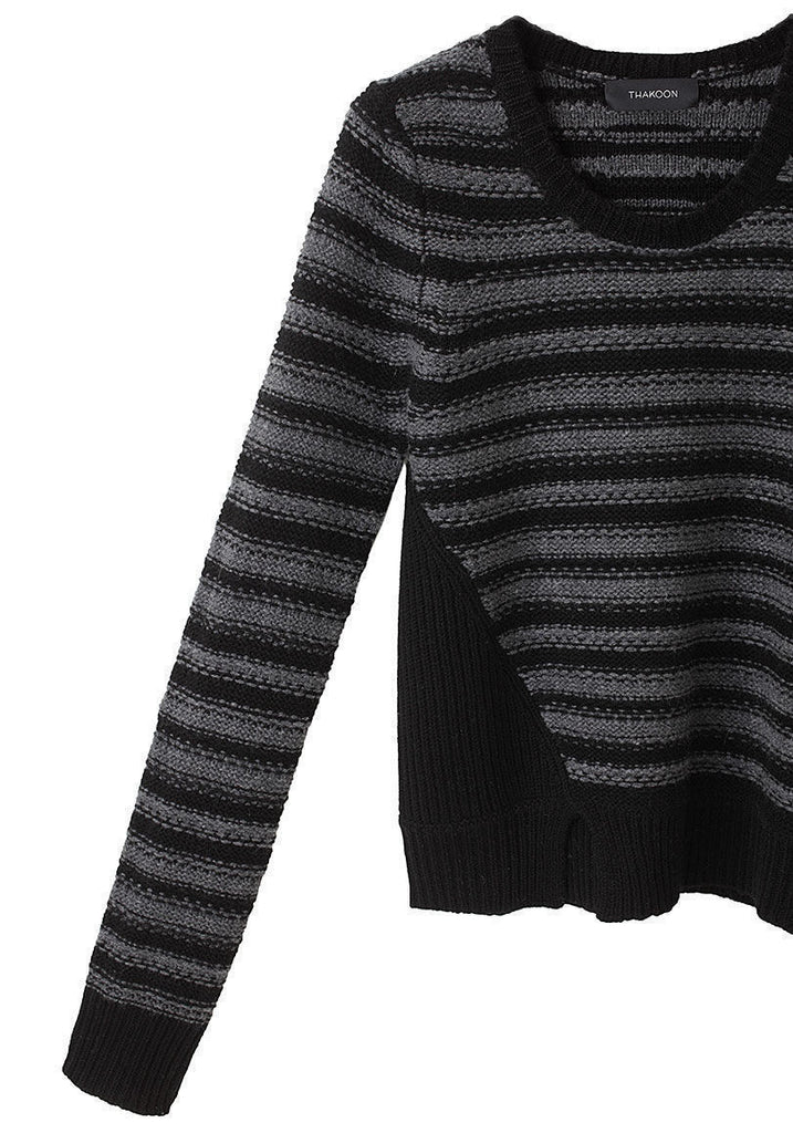Striped Crewneck Pullover