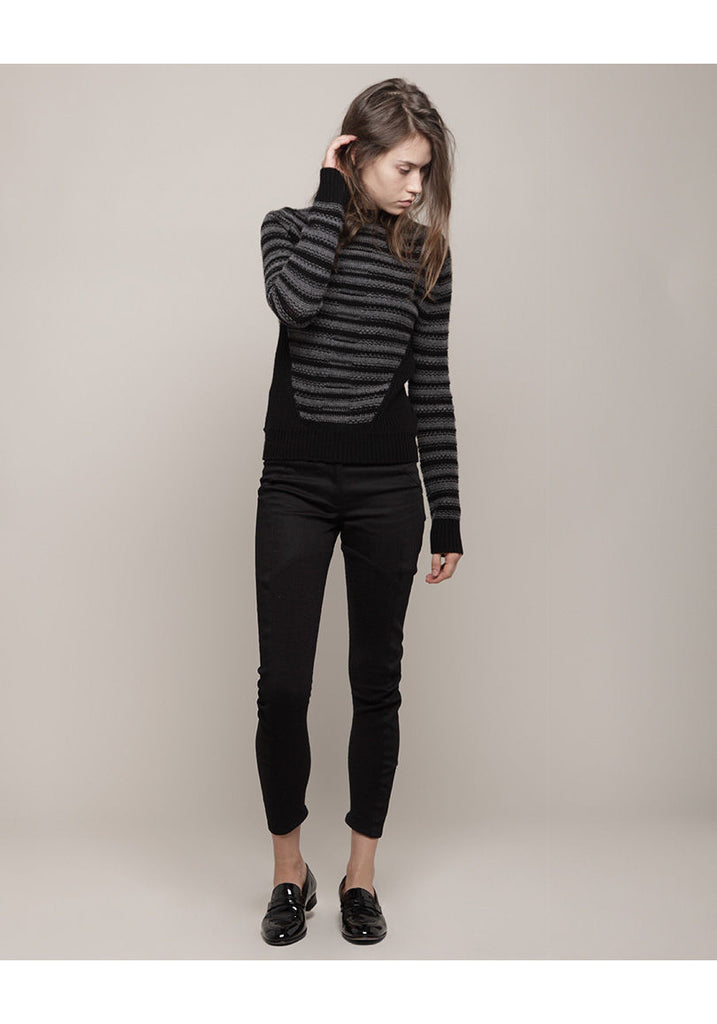 Striped Crewneck Pullover