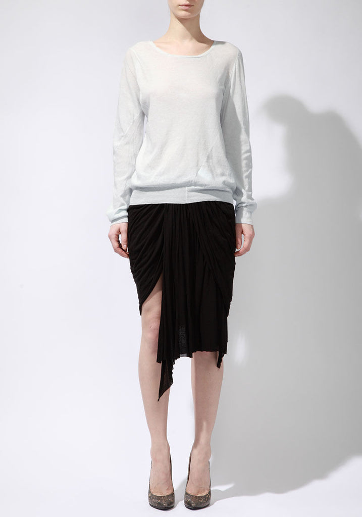 Torqued Knit Pullover