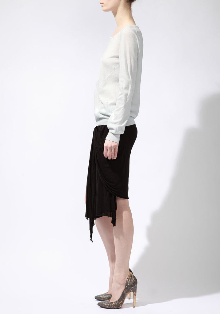 Torqued Knit Pullover