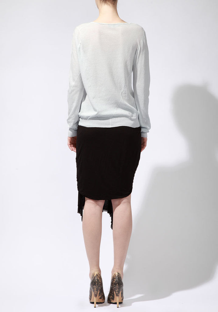 Torqued Knit Pullover