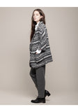 Ribbon Tweed Coat