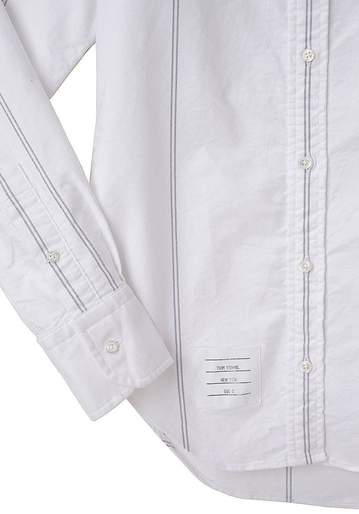 Round Collar Oxford Shirt