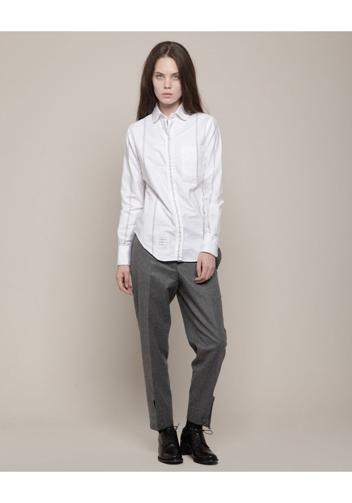 Round Collar Oxford Shirt