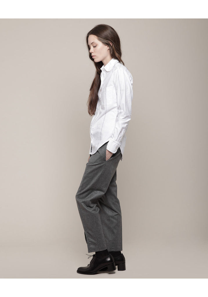 Round Collar Oxford Shirt