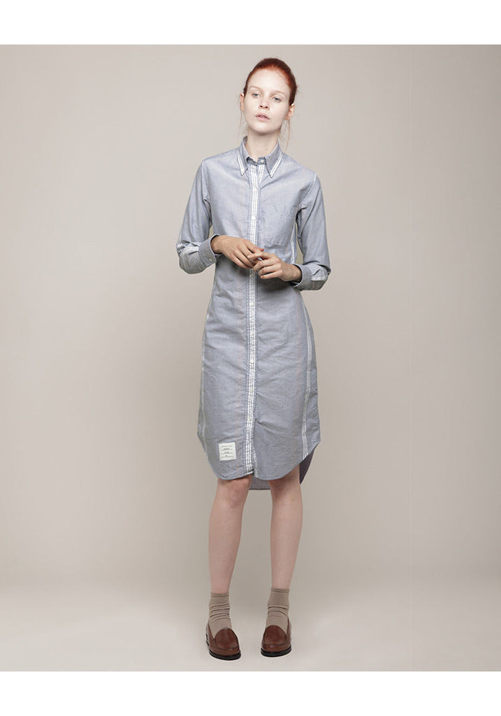 Striped Oxford Shirtdress
