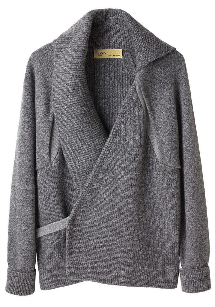 Asymmetric Wrap Cardigan