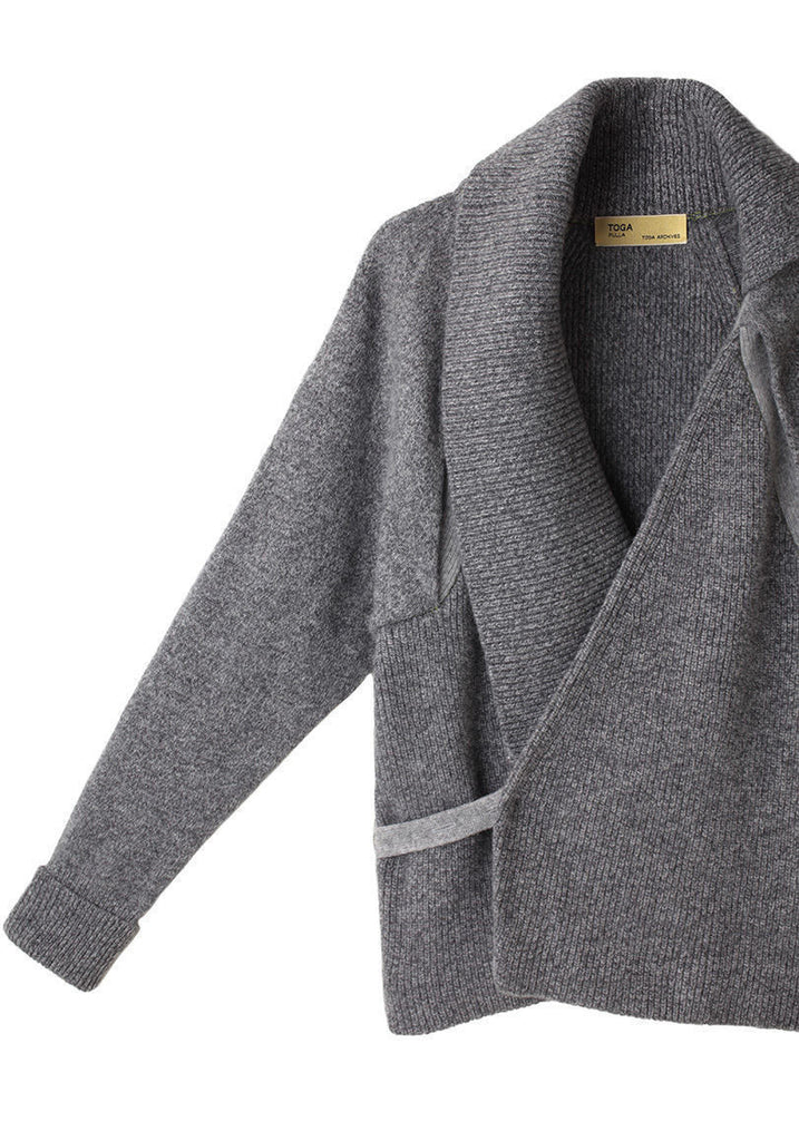 Asymmetric Wrap Cardigan