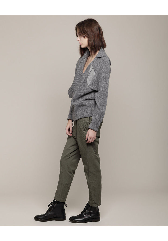 Asymmetric Wrap Cardigan