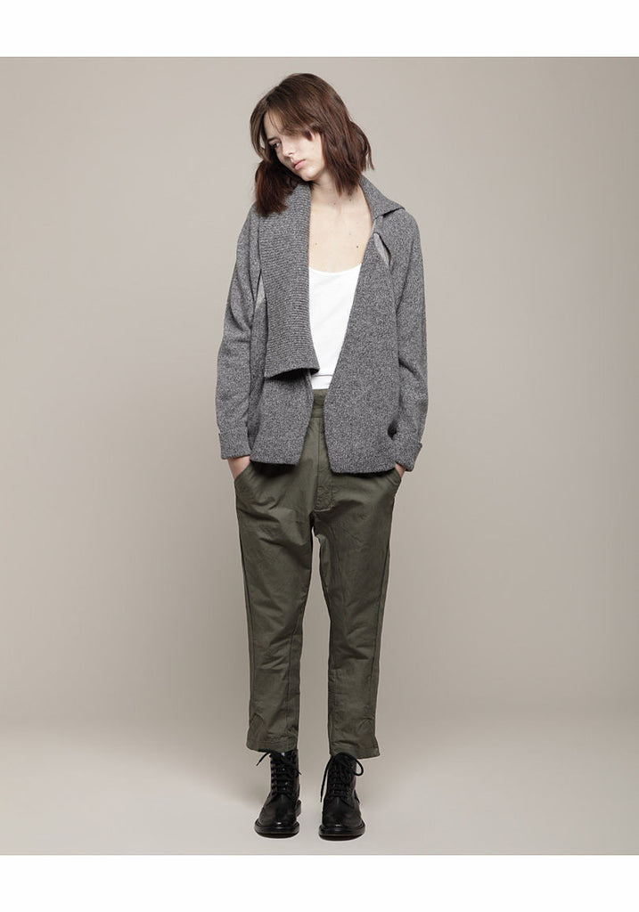 Asymmetric Wrap Cardigan