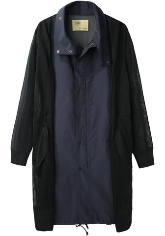 Chambray Taffeta Coat