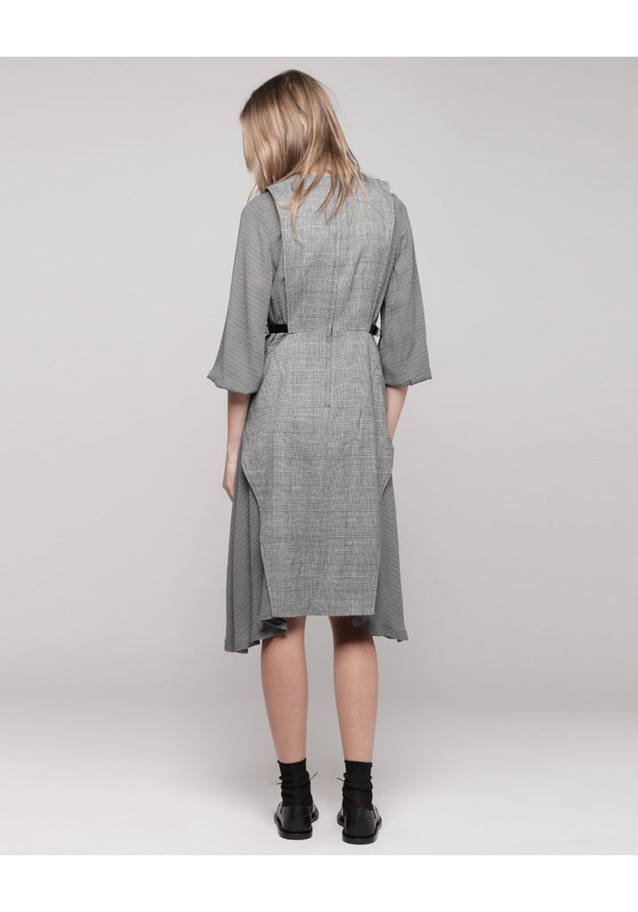 Check Wool Dress
