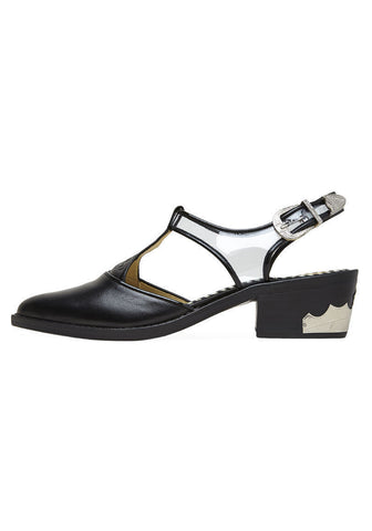 Embossed Strap Heel