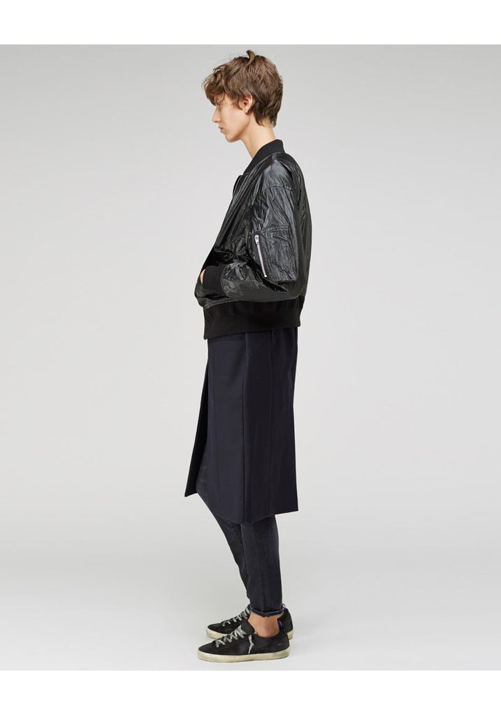 Taffeta Bomber Coat