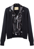 Vinyl Biker Jacket