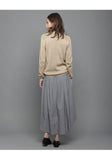 Long Pleated Skirt