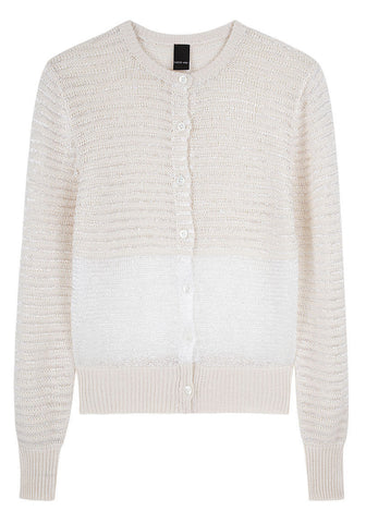 Raffia Stripe Cardigan