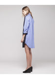 Contrast Back Shirtdress