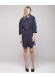 Contrast Back Shirtdress