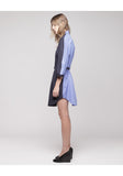 Contrast Back Shirtdress