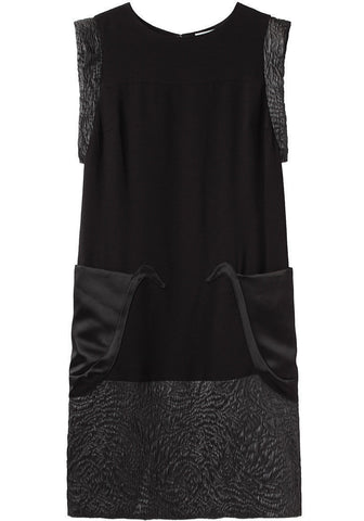 Back Satin Georgette Dress