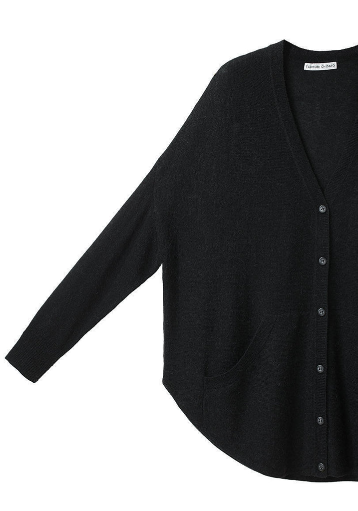 Boxy V-Neck Cardigan