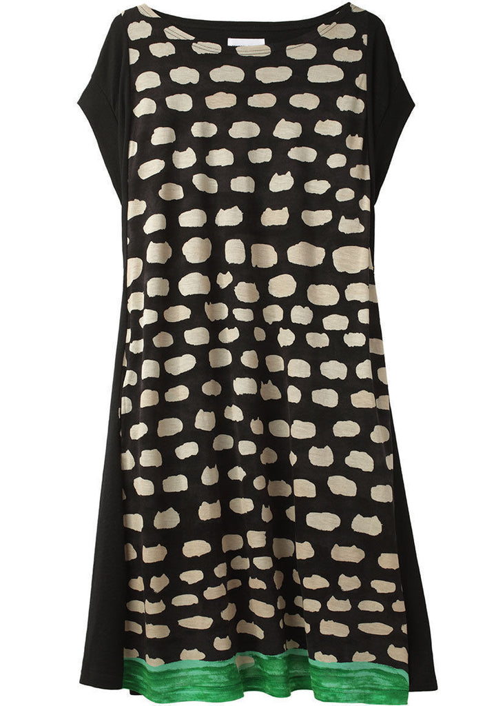 Cap Sleeve Cloud Cat Dress