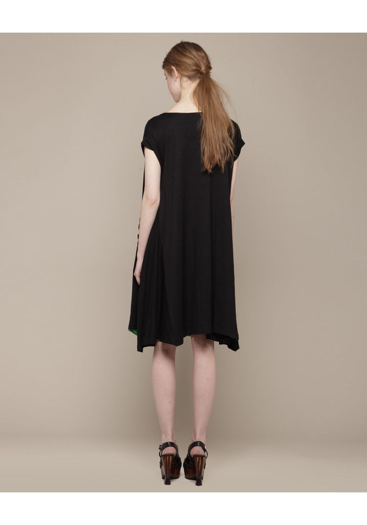 Cap Sleeve Cloud Cat Dress