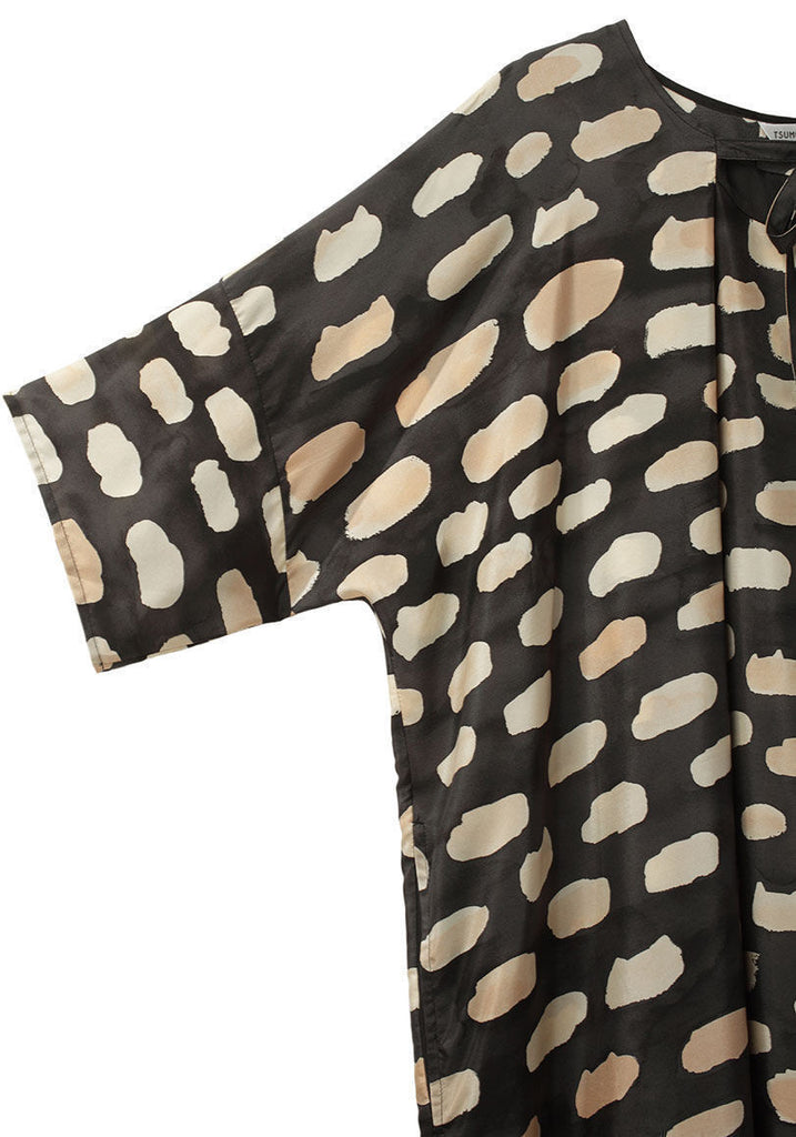 Cloud Cat Silk Dress