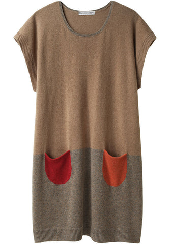 Color Block Tunic Sweater