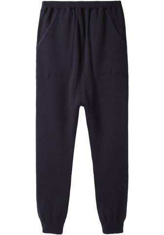 Drop Crotch Wool Sweatpants