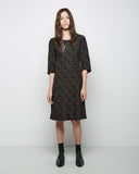 Fox Flower Jacquard Dress