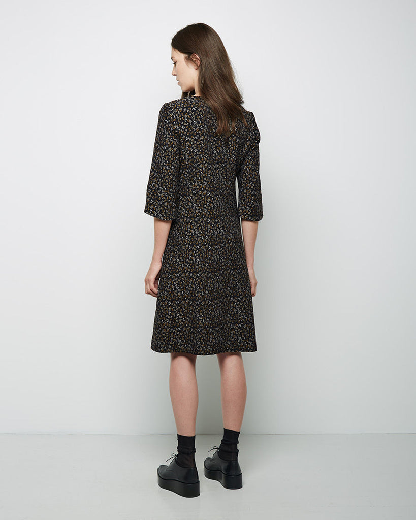 Fox Flower Jacquard Dress