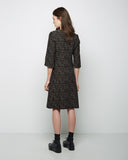 Fox Flower Jacquard Dress