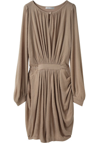 Gathered Drawstring Dress