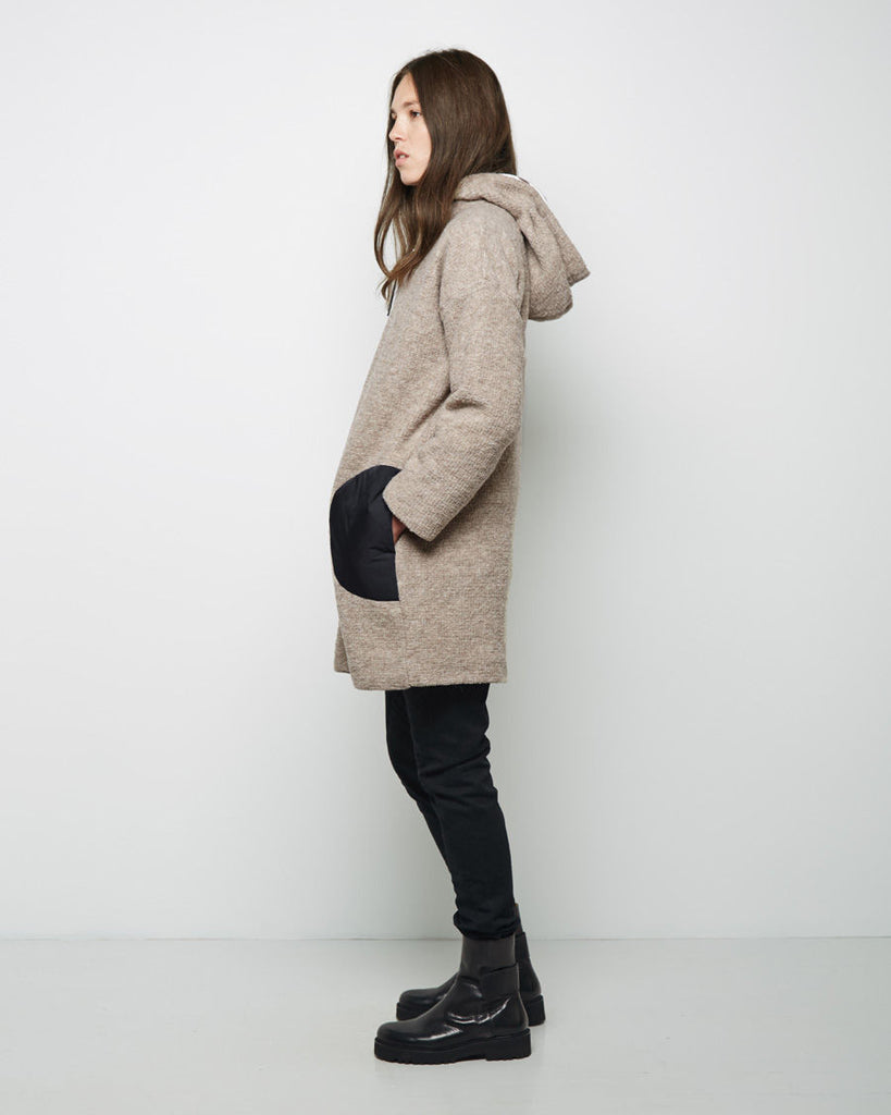 Hooded Sweater Jacket