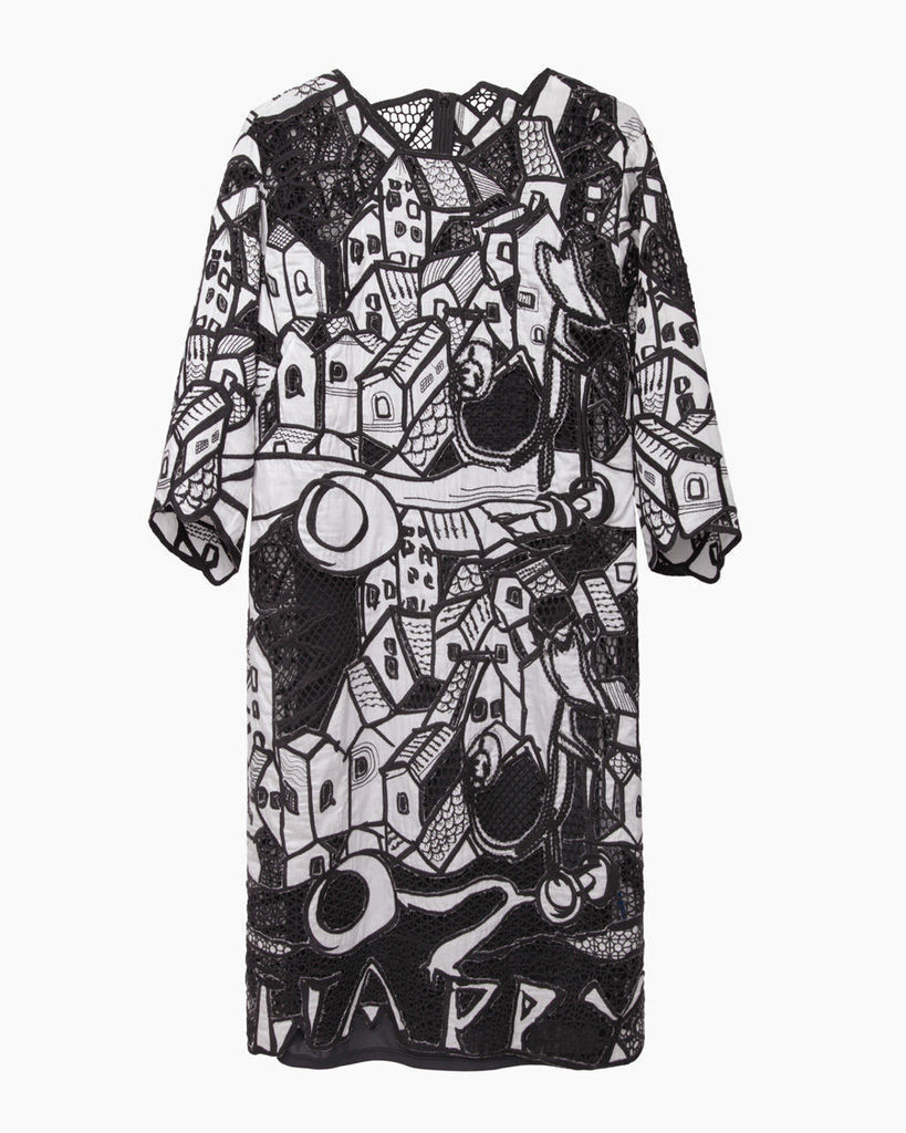 House Embroidery Dress