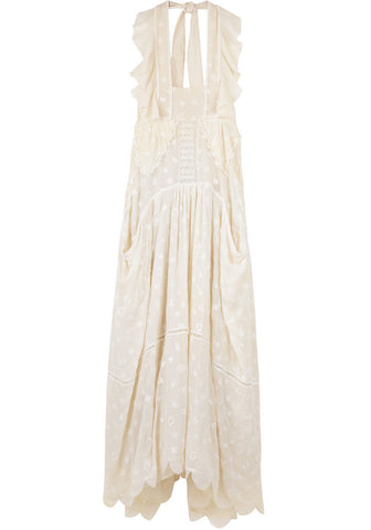 Jumping Flower Maxi Dress