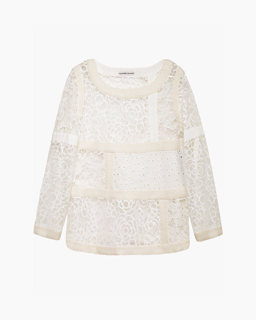 Lace Patchwork Top