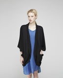 Linen Gauze Open Cardigan