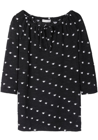 Octopus Dot Jacquard Top