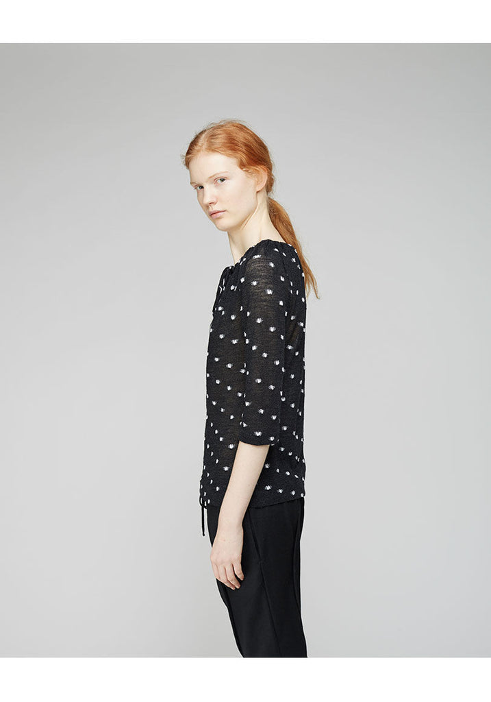 Octopus Dot Jacquard Top